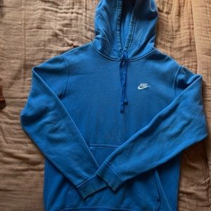 blue nike hoodie
